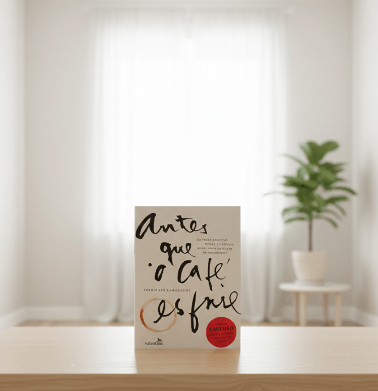 Antes que o café esfrie: o tempo, o arrependimento e a arte de estar&nbsp;presente